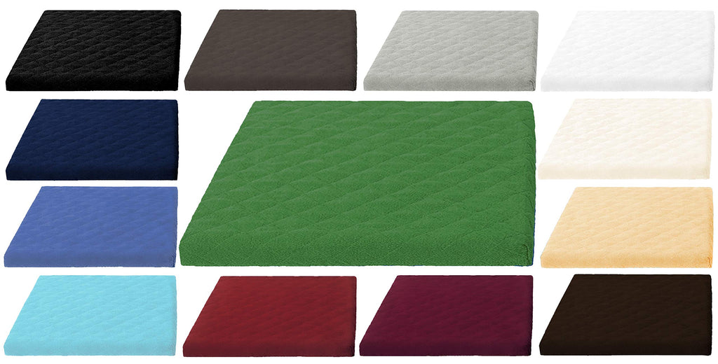 Brandsseller Waschmaschinenbezug & Trocknerbezug 60x60 cm - gepolsterter Schonbezug für Waschmaschine und Trockner – Schutzhülle mit Gummizug - Grün
