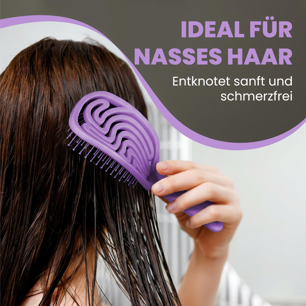 Walcora Haarbürste ohne Ziepen – NEUHEIT 2026 – Entwirrbürste & Detangler Bürste für Damen