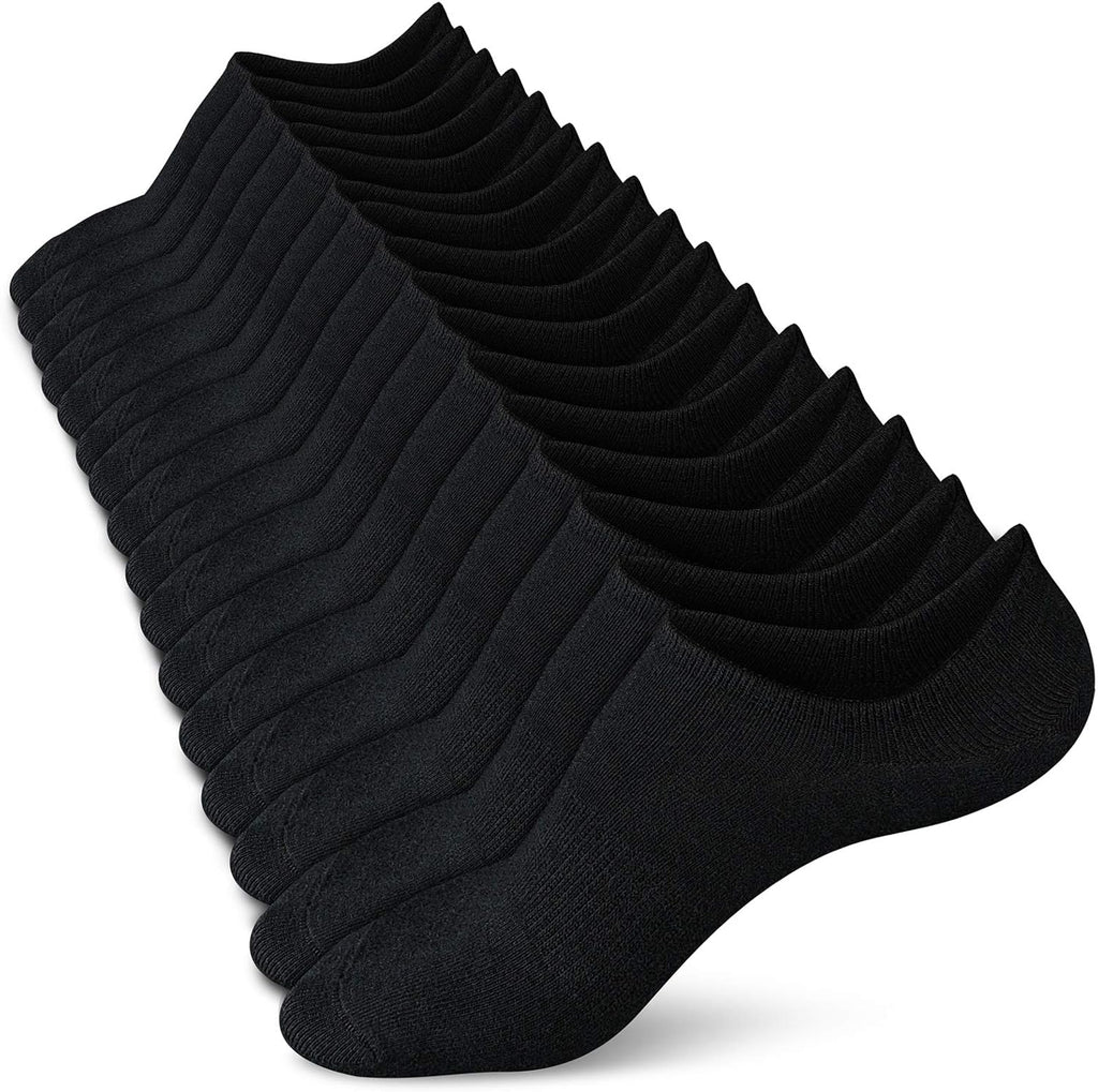 Wernies No Show Socks Women Low Cut Ankle Socks Non Slip 4/8 Pairs