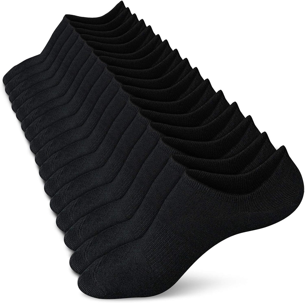Wernies No Show Socks Women Low Cut Ankle Socks Non Slip 4/8 Pairs