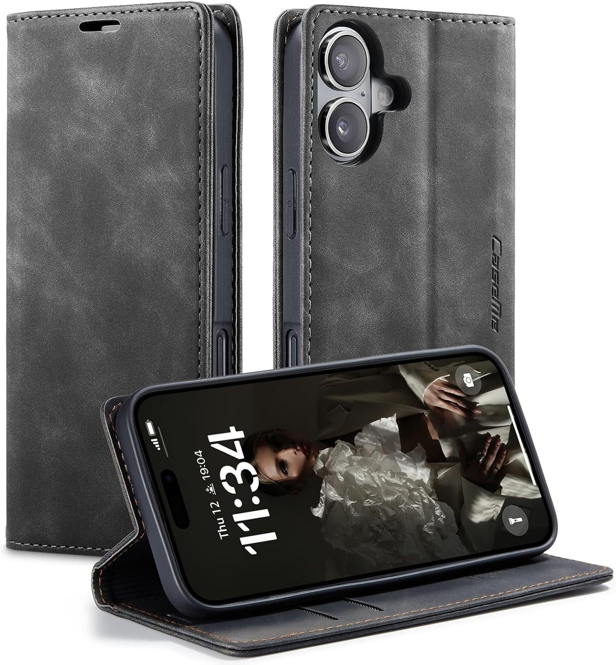 KZB für Xiaomi Redmi Note 15 Hülle, Magnet Leder Klapphülle Stoßfest
