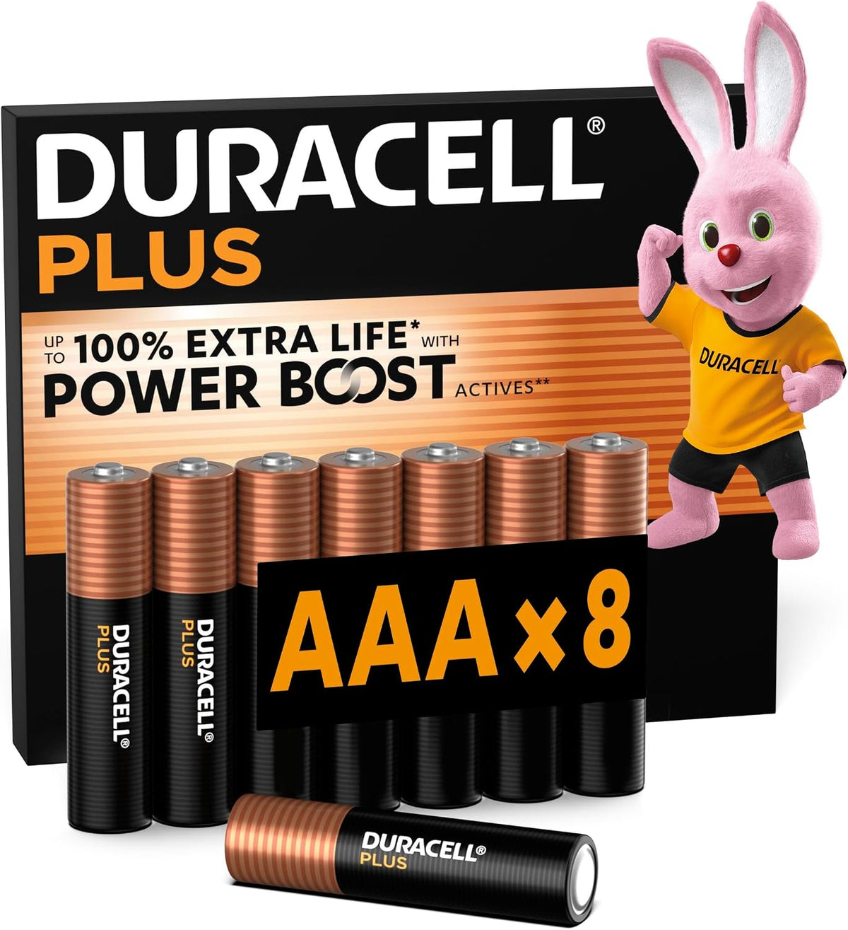 DURACELL Plus AA Alkaline-Batterien (20 Stück) 1.5V, LR06