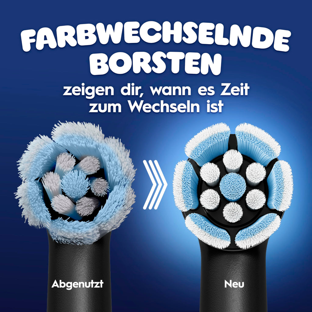 Oral-B iO Aufsteckbürsten Ultimative Reinigung, Schwarz, 4 Stück