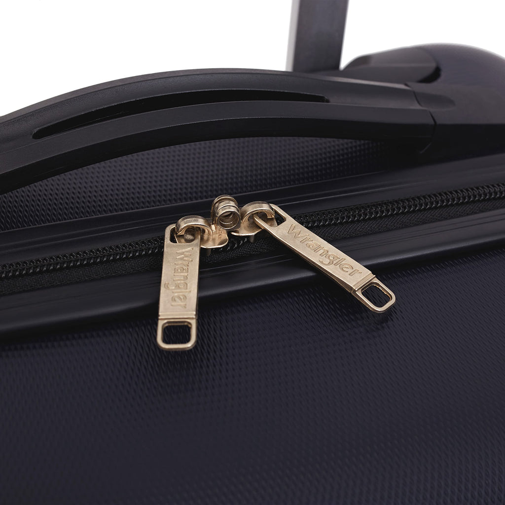 Wrangler 22" Hardside Spinner Carry-On Luggage, Charcoal