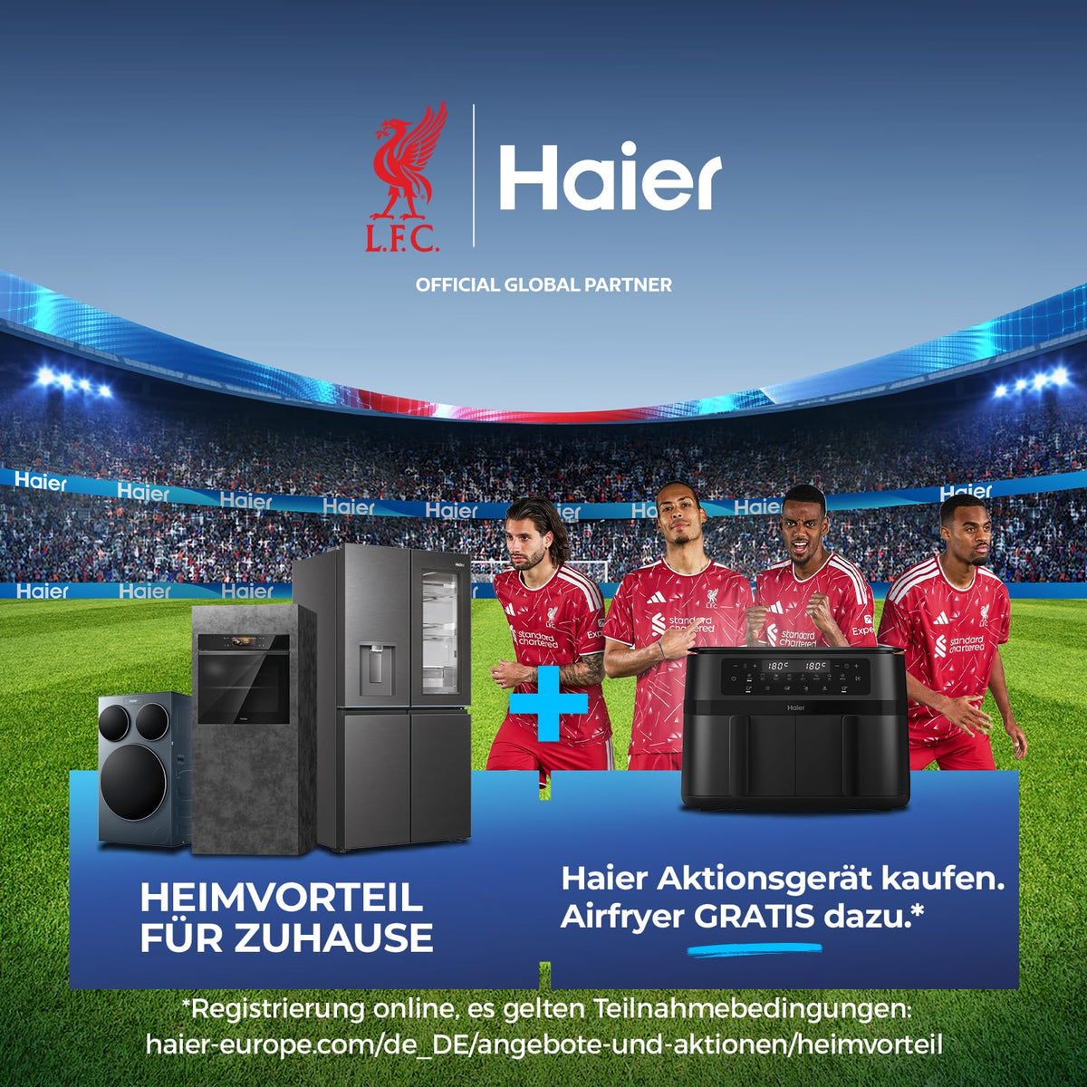 Haier Wärmepumpentrockner 9kg I G7 Serie I Klasse B I AI Power Inverter Motor, iOn Air Fresh, Pillow-Schontrommel, Automatik- & Hygiene-Programm, hOn AppI HD90-B667U1