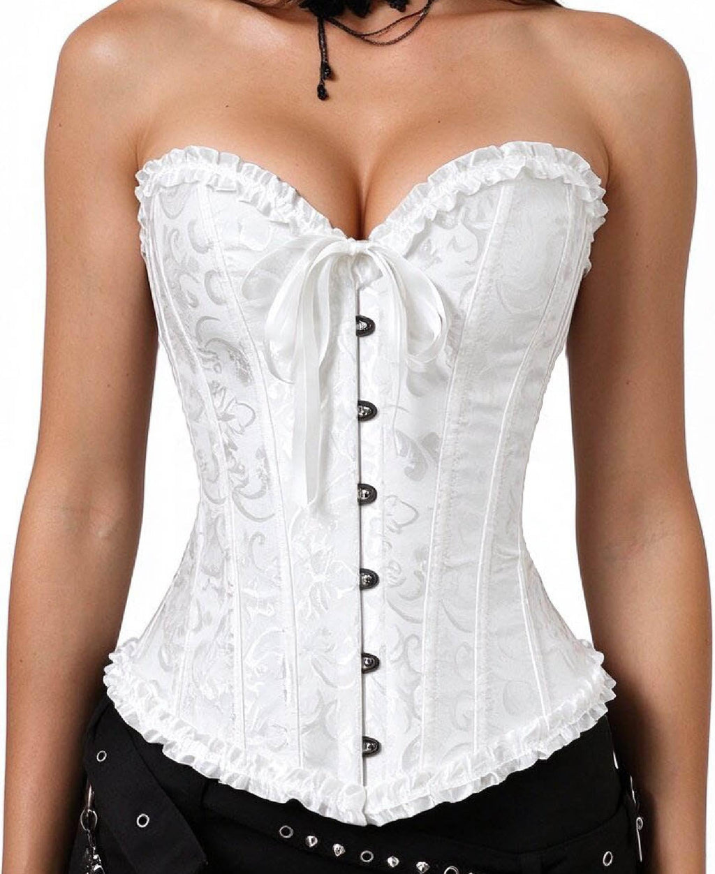 SZIVYSHI 14-Bone Overbust Corset Top