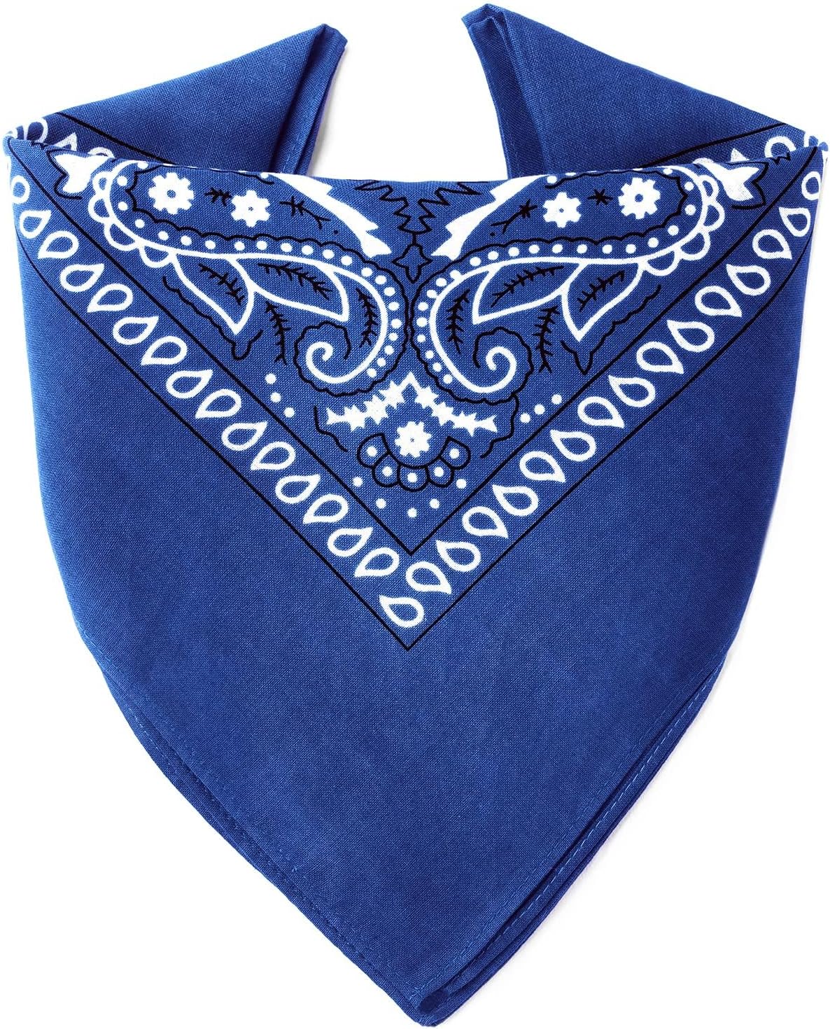 Bandana 100% Coton Qualité Premium - Epaisseur Supérieure - 20 Couleurs Exclusives - Motif Paisley