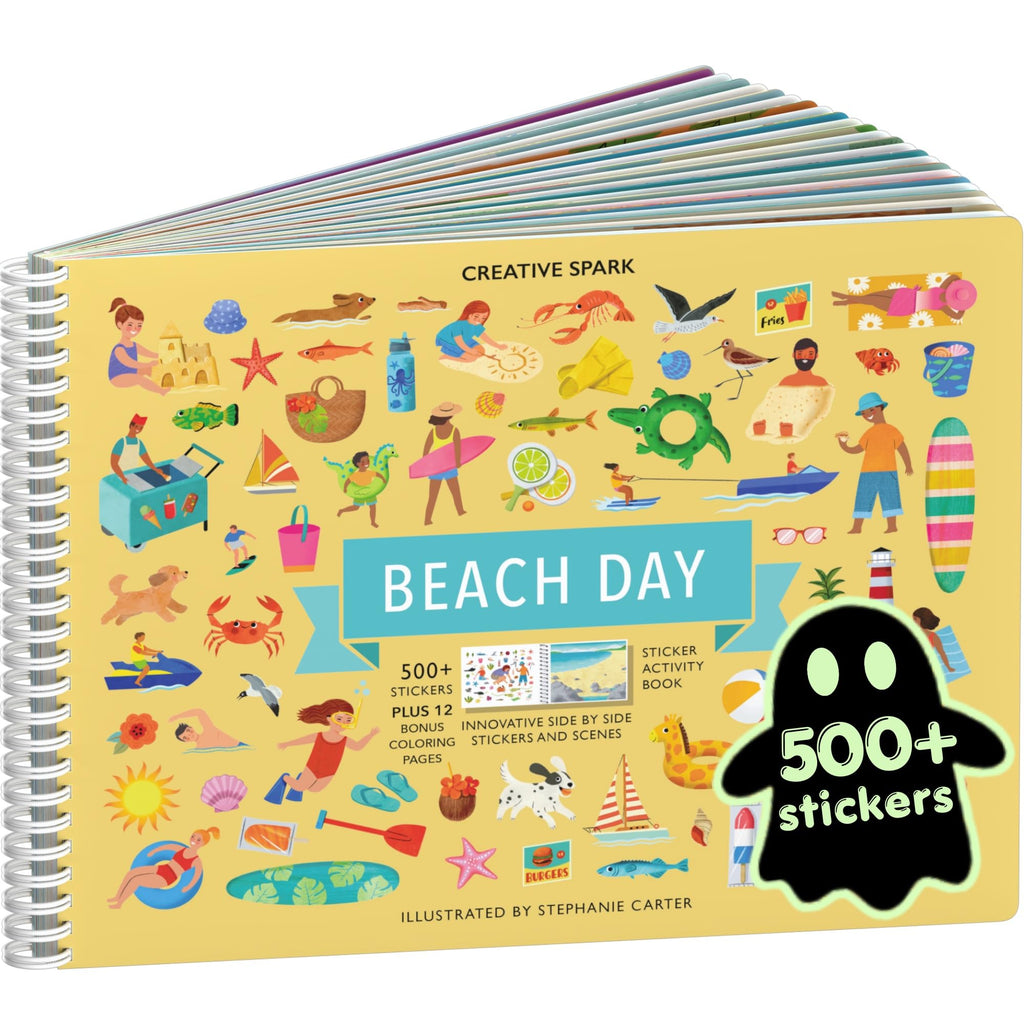 Cupkin Animal Habitats Sticker Book | 12 Coloring & Activity, 500+ Stickers