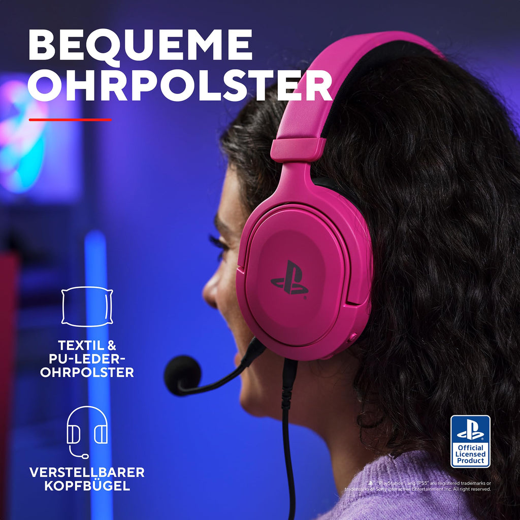 GXTrust Forta PS5 Gaming Headset Lizenziert für PlayStation 5, Weiß