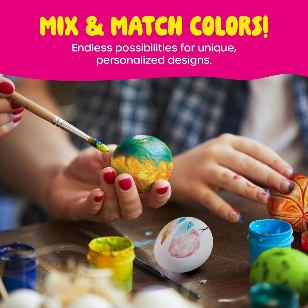 Dan&Darci Egg Squishy Painting Kit - Arts & Crafts for Girls and Boys