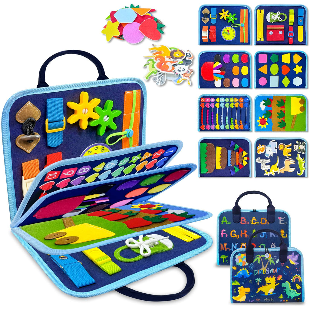 Exorany Busy Board Montessori Toys for Toddler Boy Girl Gifts Busy Book