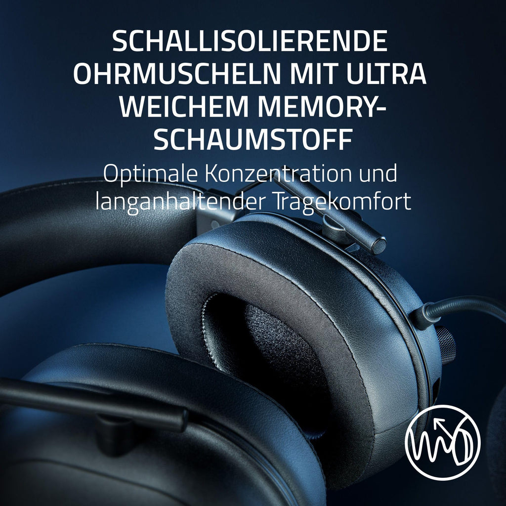Razer BlackShark V2 X - Multi-Plattform kabelgebundenes Esports-Headset (Triforce 50mm Treiber, Erweiterte Passive Geräuschunterdrückung, 7.1 Surround Sound, Hyperclear Cardioid Mic) Grün