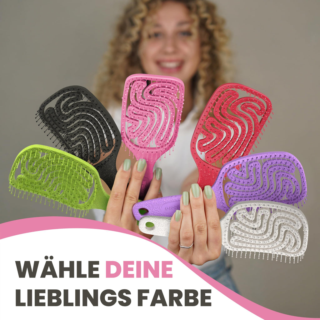 Walcora Haarbürste ohne Ziepen – NEUHEIT 2026 – Entwirrbürste & Detangler Bürste für Damen