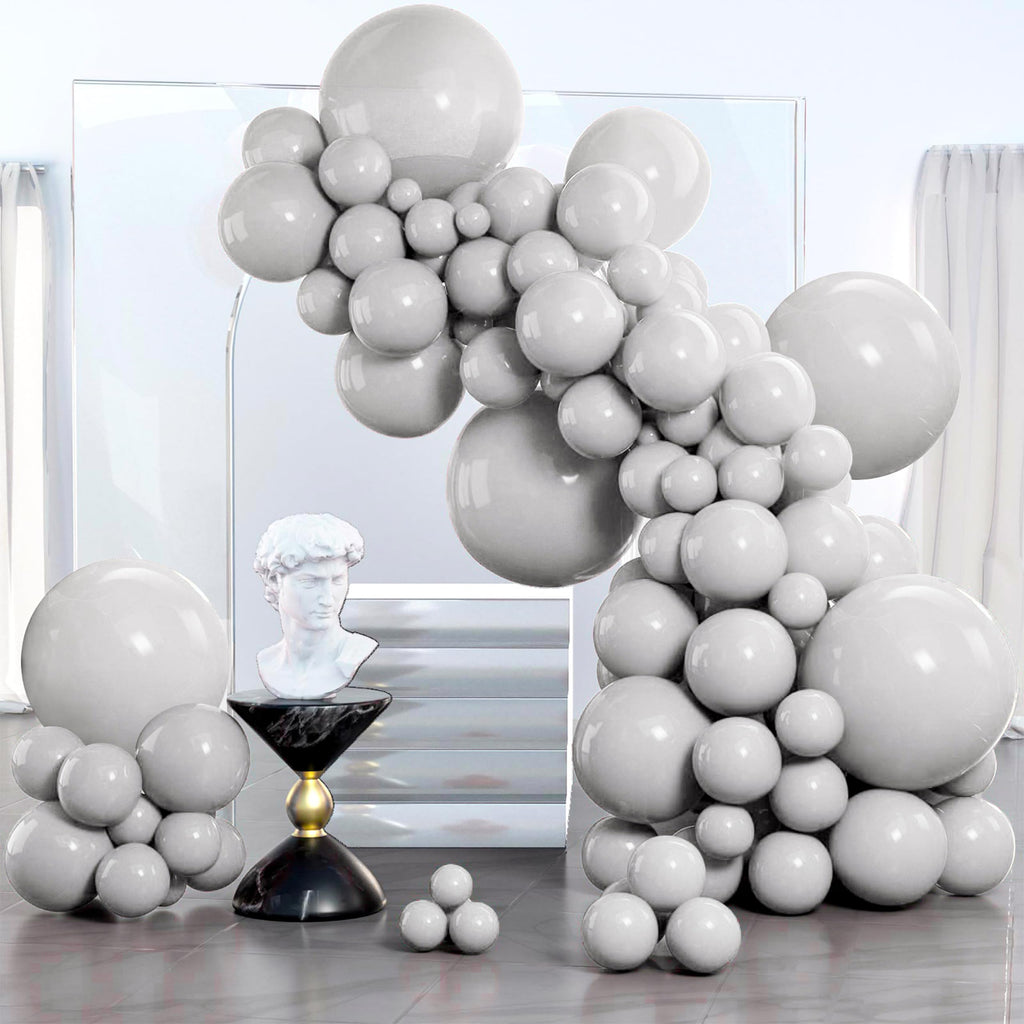 PartyWoo Black Balloons 140pcs Different Sizes of 18 12 10 5 Inch