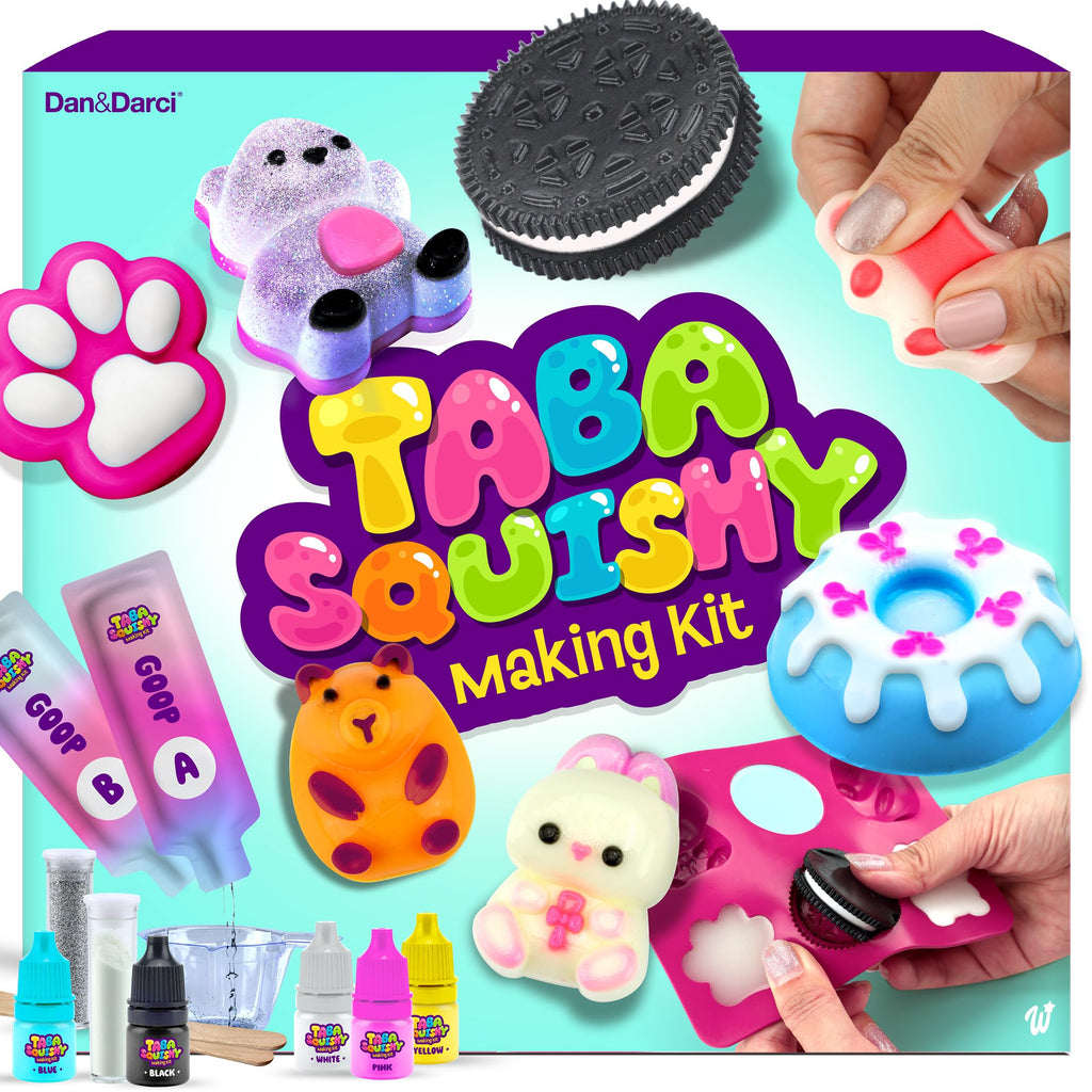 Dan&Darci Egg Squishy Painting Kit - Arts & Crafts for Girls and Boys