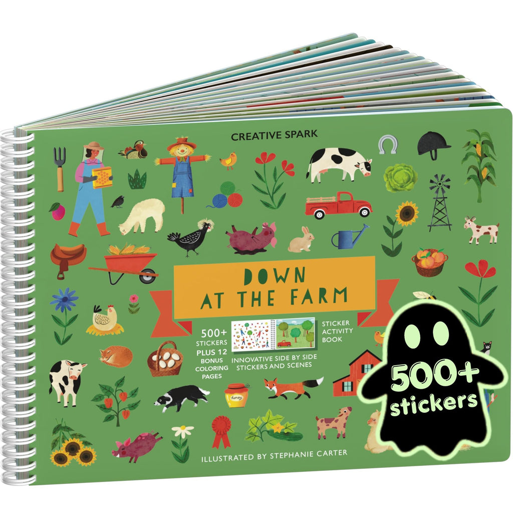 Cupkin Animal Habitats Sticker Book | 12 Coloring & Activity, 500+ Stickers