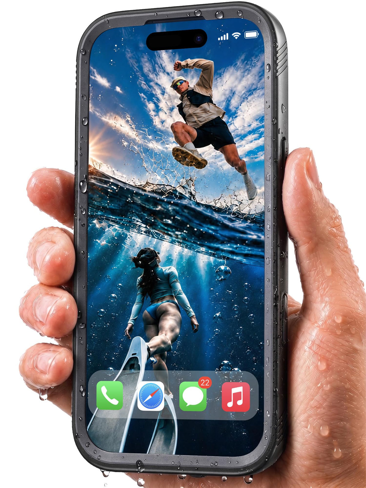 Cozycase TOP Militärschutz wasserdichte 360 Hülle Für iPhone 17 18 Pro Max