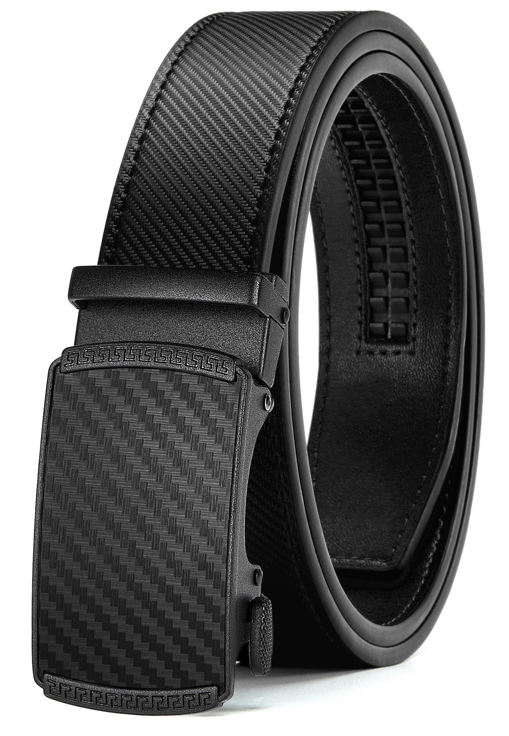 CHAOREN Gürtel Herren, Automatik Ledergürtel Herren 35mm ohne Löcher