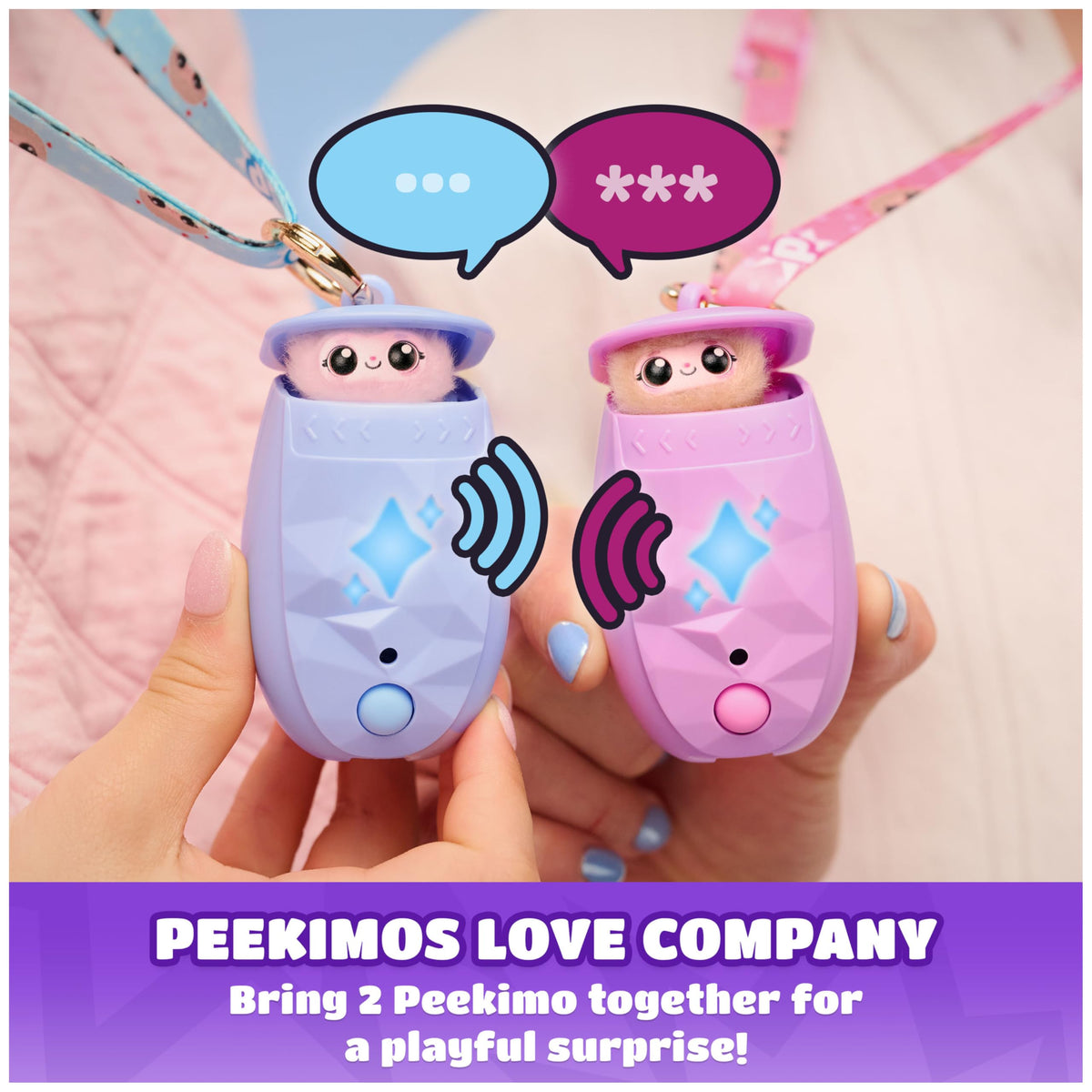 Pink Interactive Pet and Wearable Charm Accessory, 100+ Reactions