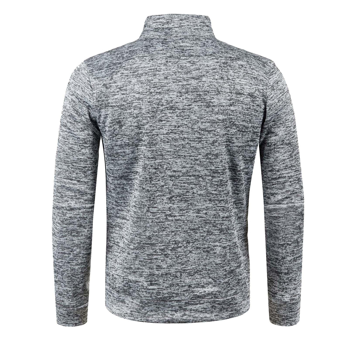 Generisch Sweatjacke Herren Ohne Kapuze Cardigan Mit Reißverschluss Langarm Janker Stehkragen Pullover Casual Warme Herbst/Winterjacke Klassischer Strickweste Trachtenjacke Freizeitjacke