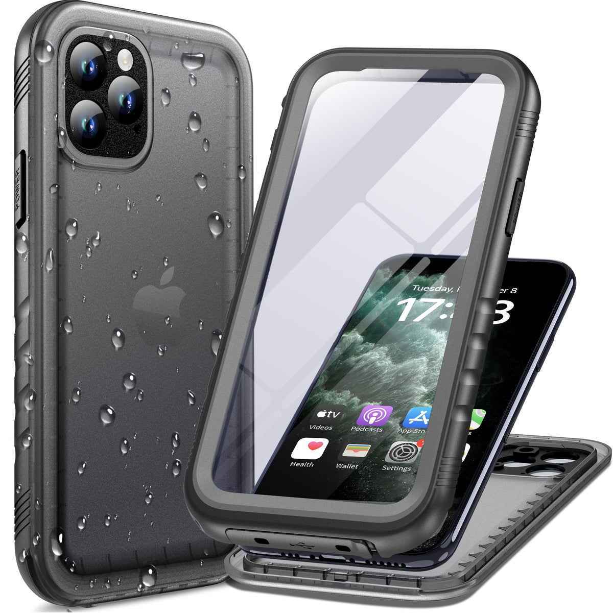 Cozycase TOP Militärschutz wasserdichte 360 Hülle Für iPhone 17 18 Pro Max