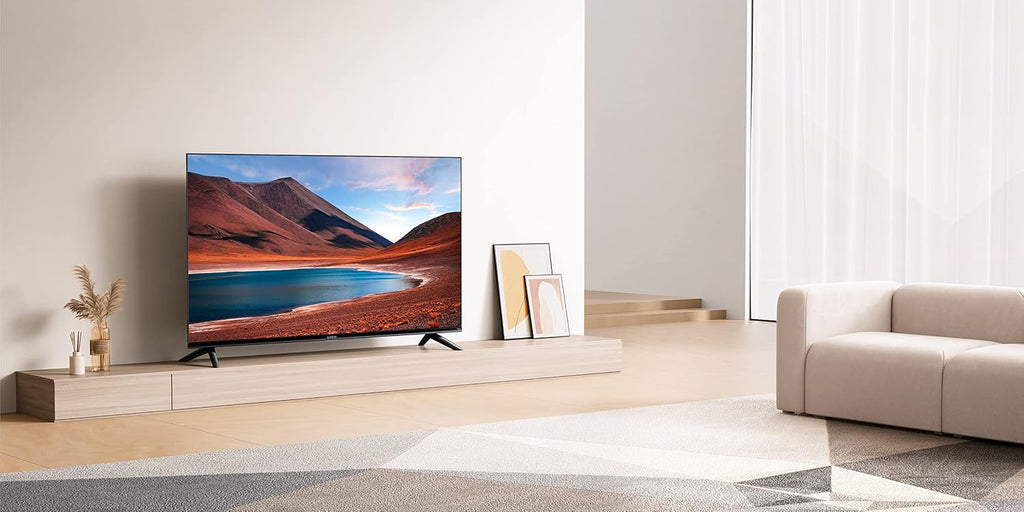 XIAOMI F2 Smart Fire TV 43 Zoll, 108 cm Fernseher (4K UHD, HDR10, Rahmenloses Metallgehäuse, Prime Video, Netflix, Alexa Sprachsteuerung, HDMI 2.1, Bluetooth, USB, Triple Tuner) Modelljahr:2022
