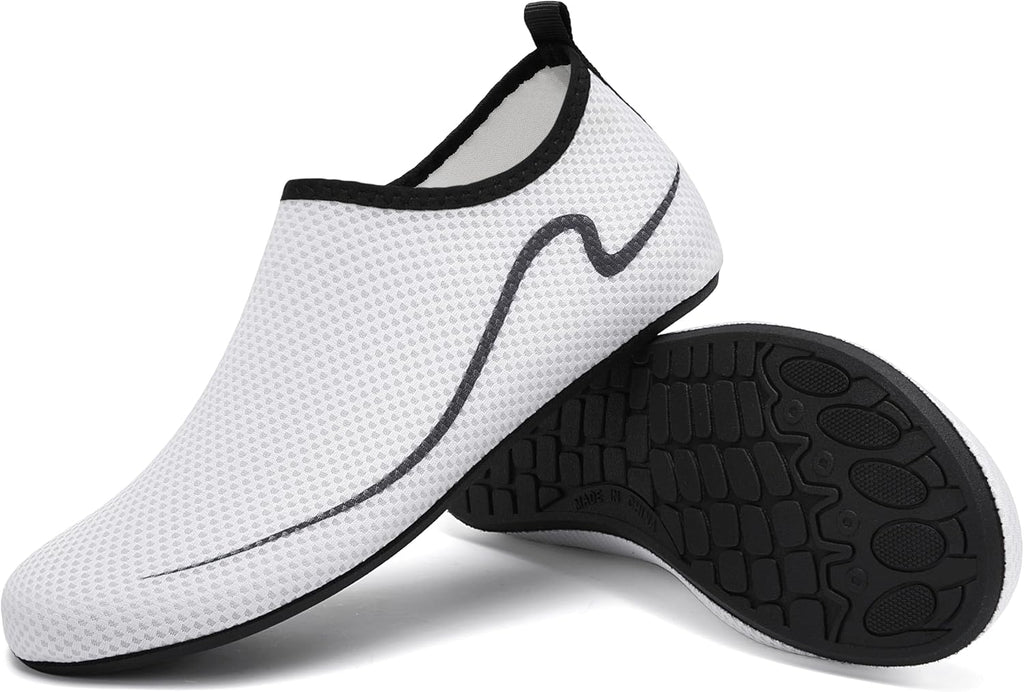 Water Shoes for Women Men Quick-Dry Beach Swim Socks with Non-Slip Sole