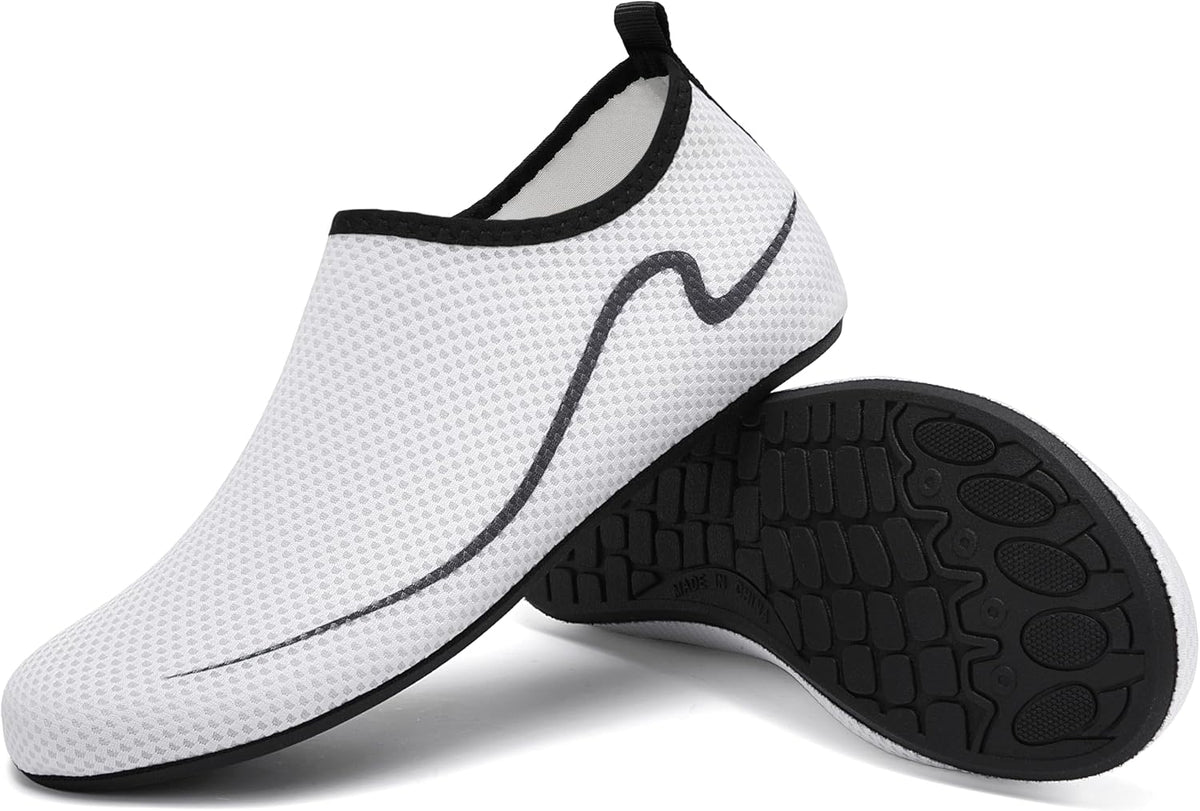 Water Shoes for Women Men Quick-Dry Beach Swim Socks with Non-Slip Sole
