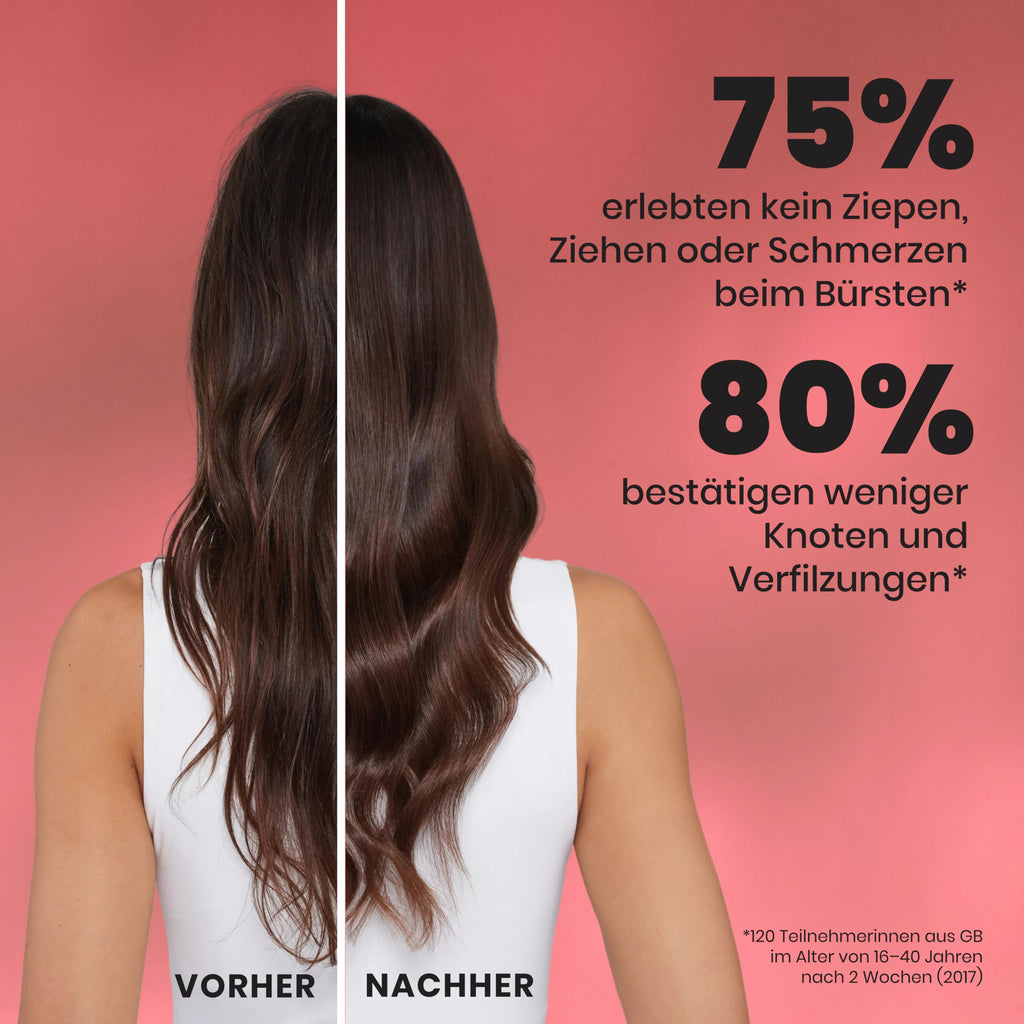 Tangle Teezer Ultimate Detangler Haarbürste – Nasses & Trockenes Haar – Entwirrungsbürste für Alle Haartypen – Zweistufige Borsten Reduzieren Haarbruch & Knoten – Champagner Gold mit Chrom-Finish