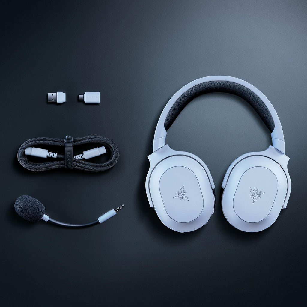 Razer Barracuda X - Kabelloses Multiplattform-Headset für Gaming und Mobile Geräte (SmartSwitch Dual Wireless, Triforce 40mm, Mikrofon mit Nierencharakteristik, 50h Akku, USB-C) Schwarz