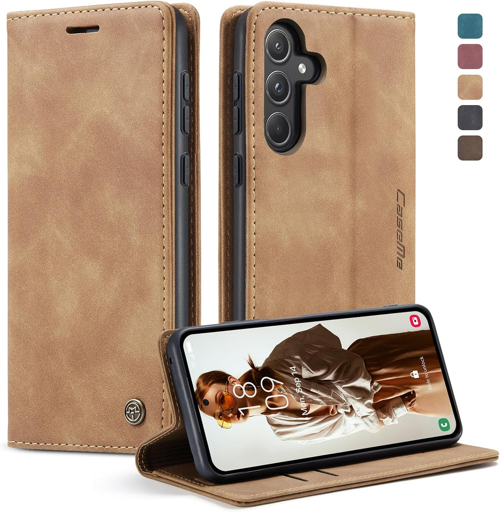 Handyhülle für Honor Magic 6 Pro hülle Premium PU klapphülle RFID Lederhülle Faltbare Schutzhülle Kartenfach Standfunktion Handytasche hülle Honor Magic 6 Pro 5G - Schwarz