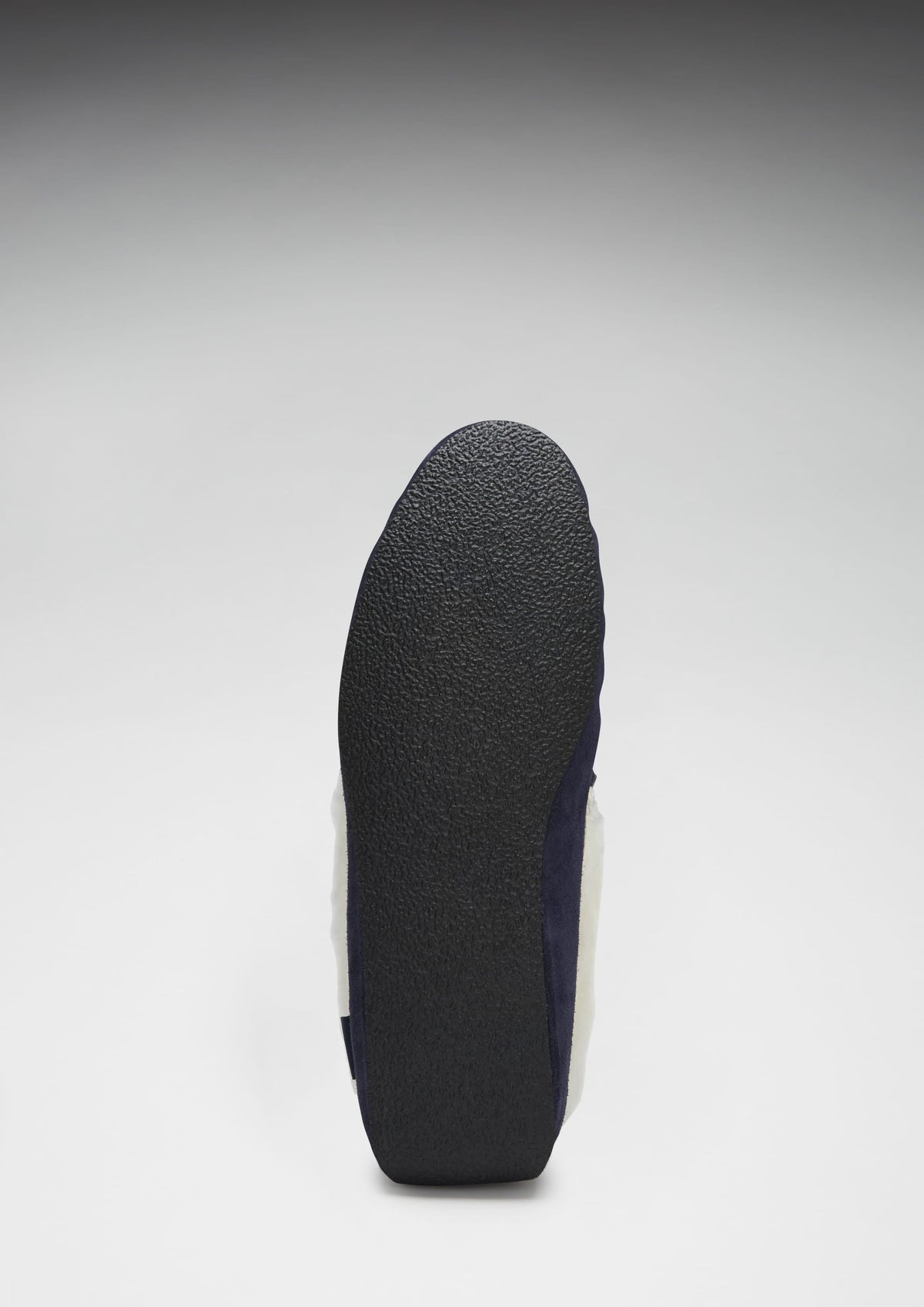 Slippers, Sheepskin, Navy Blue Suede