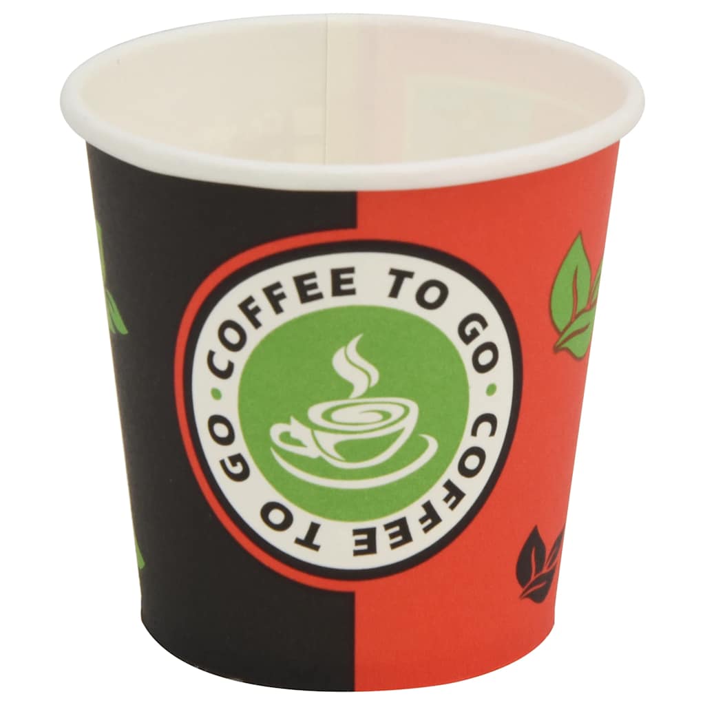 vidaXL Engångsmuggar 1000 st kaffe papper 120 ml (4 oz)