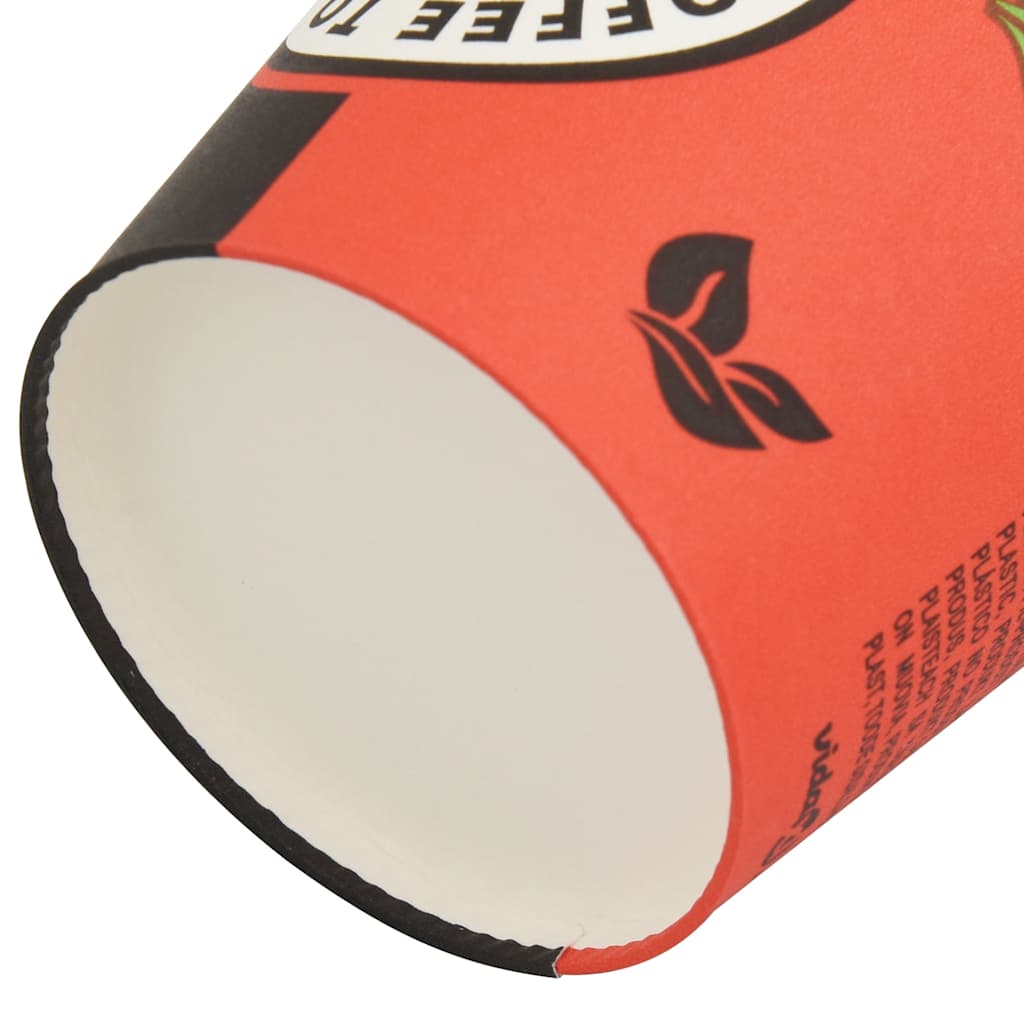 vidaXL Engångsmuggar 1000 st kaffe papper 120 ml (4 oz)