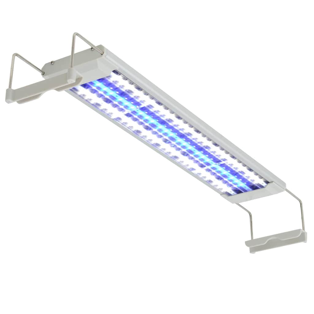 vidaXL Akvarielampa LED 50-60 cm aluminium IP67