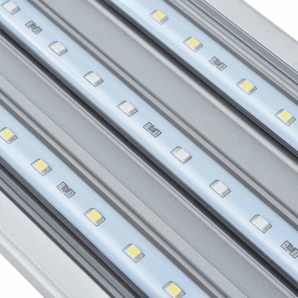 vidaXL Akvarielampa LED 50-60 cm aluminium IP67