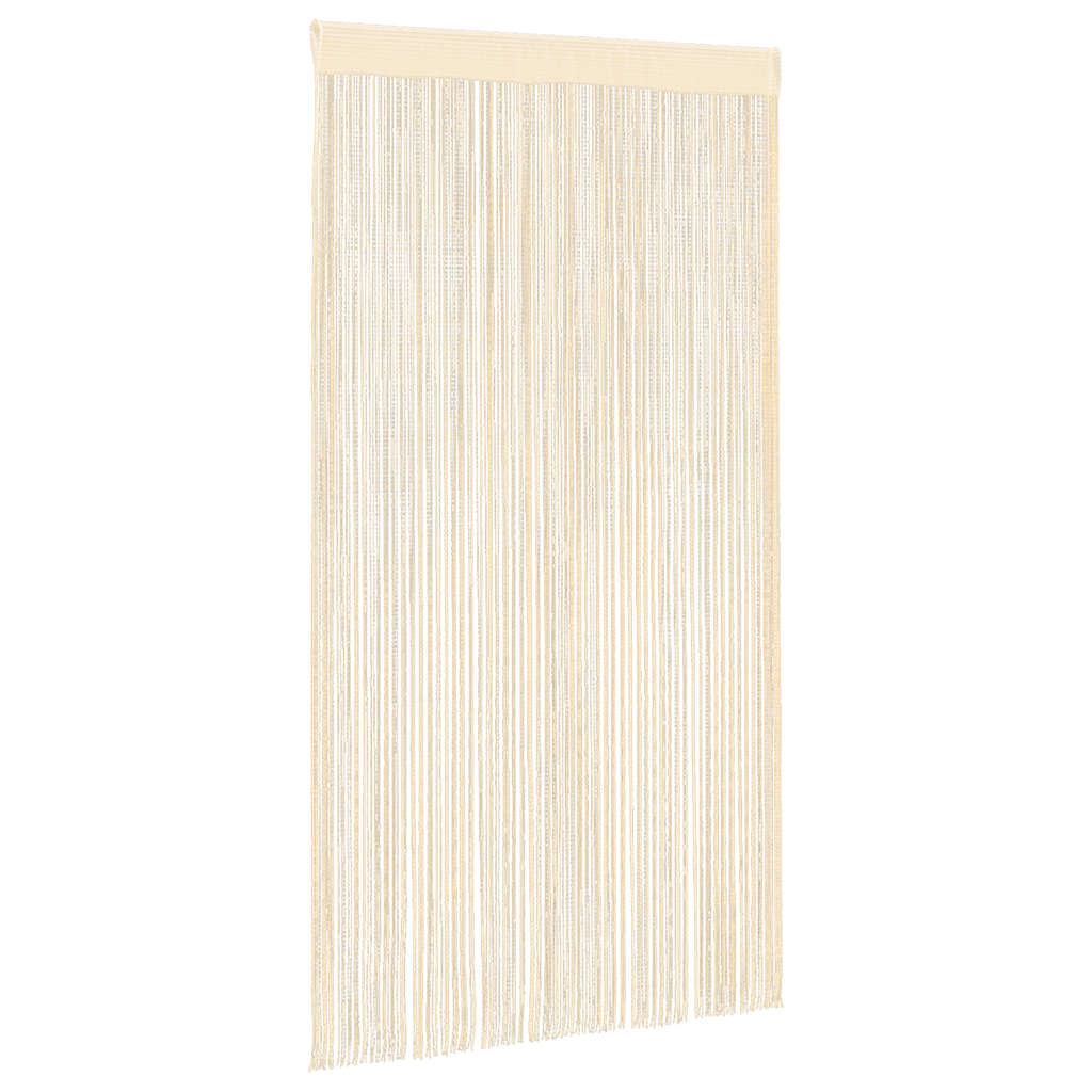 vidaXL Trådgardiner 2 st 100x250 cm gräddvit