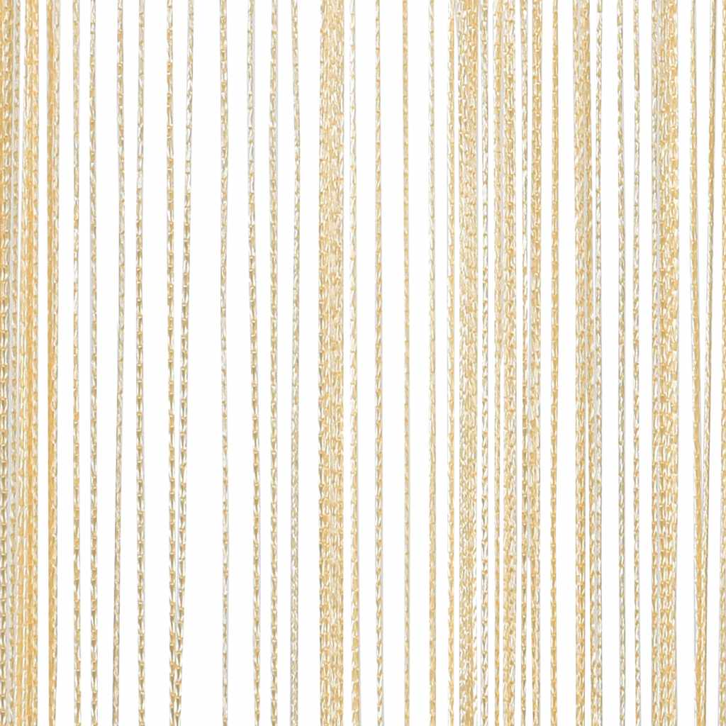 vidaXL Trådgardiner 2 st 100x250 cm gräddvit