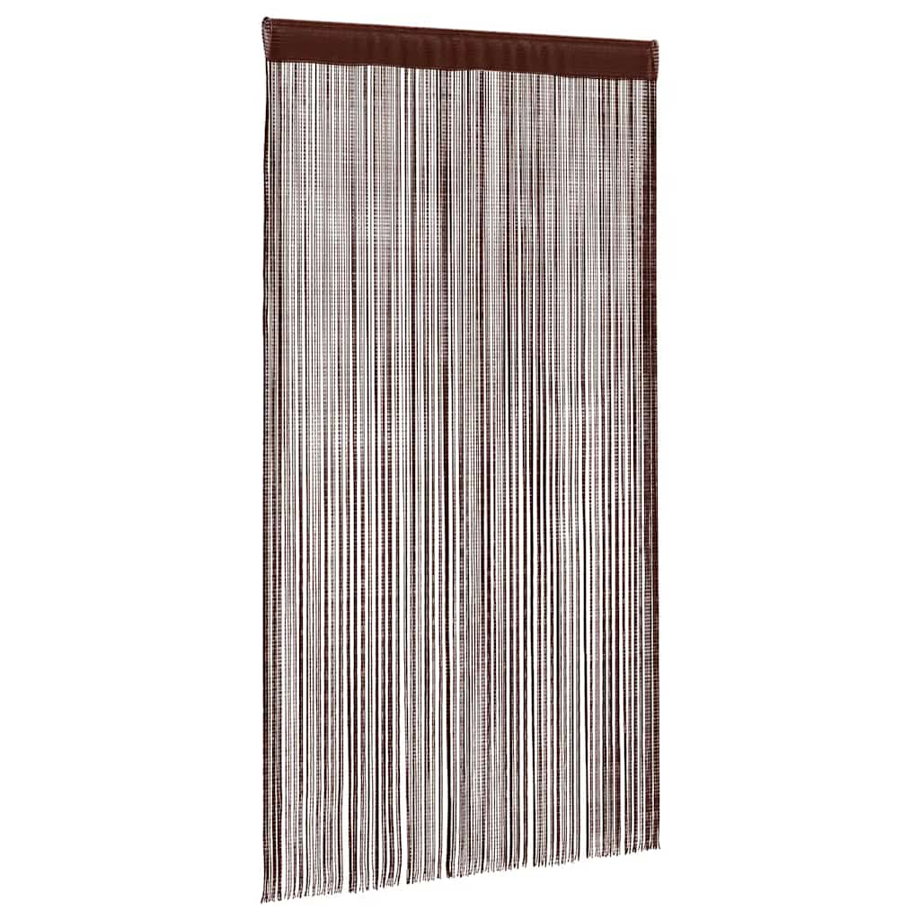 vidaXL Trådgardiner 2 st 140x250 cm brun