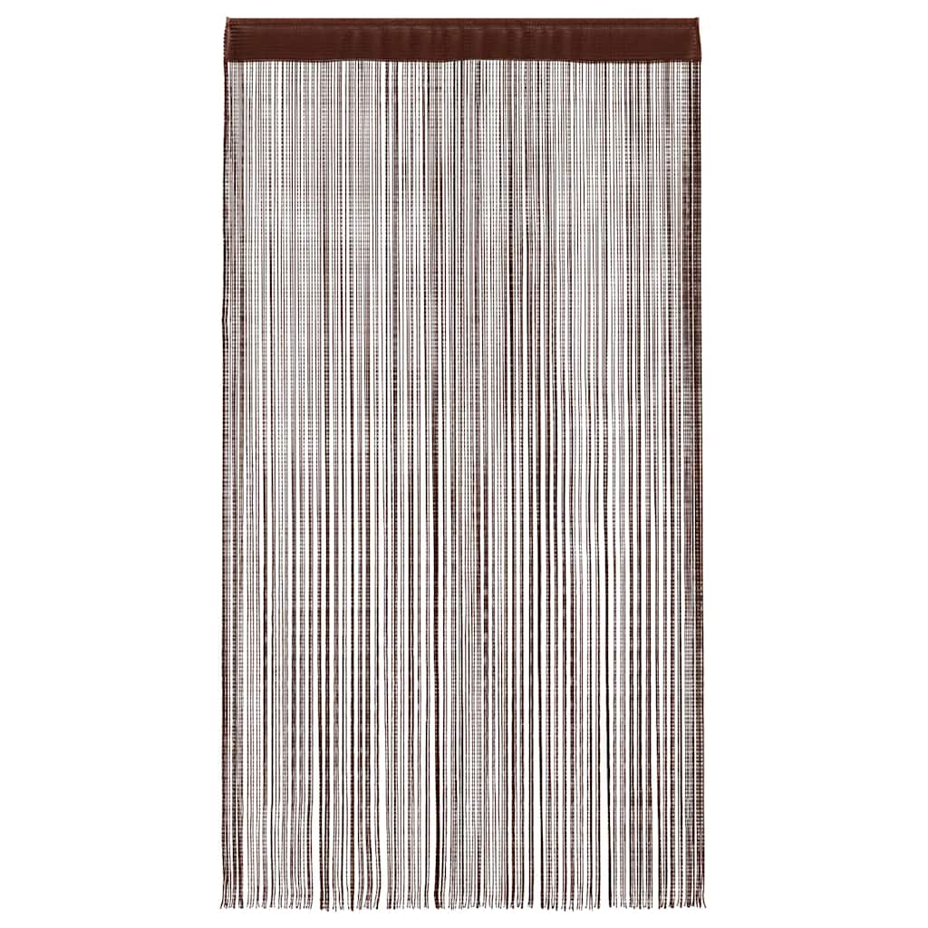 vidaXL Trådgardiner 2 st 140x250 cm brun