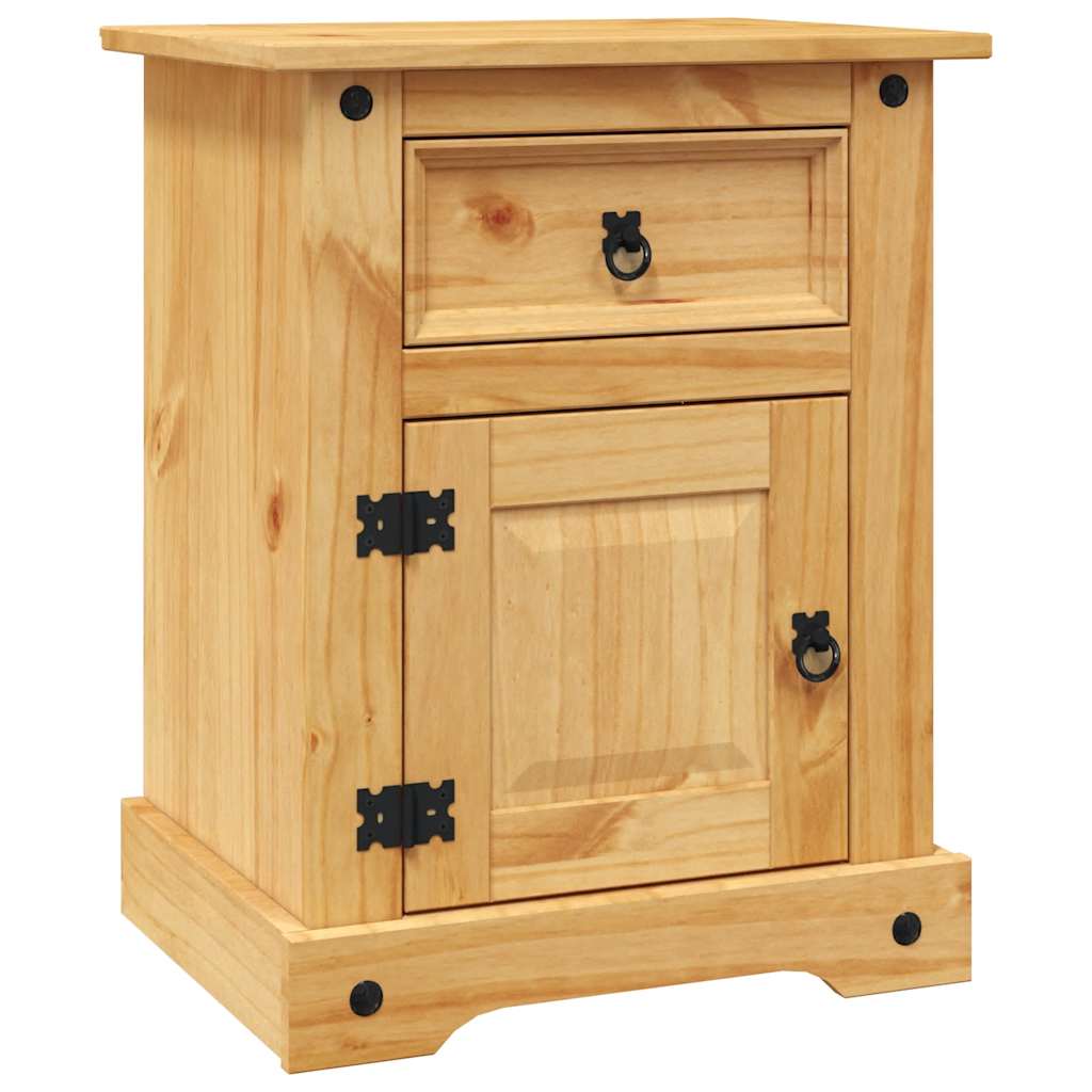 vidaXL Nattduksbord mexikansk Coronastil furu 53x39x66 cm