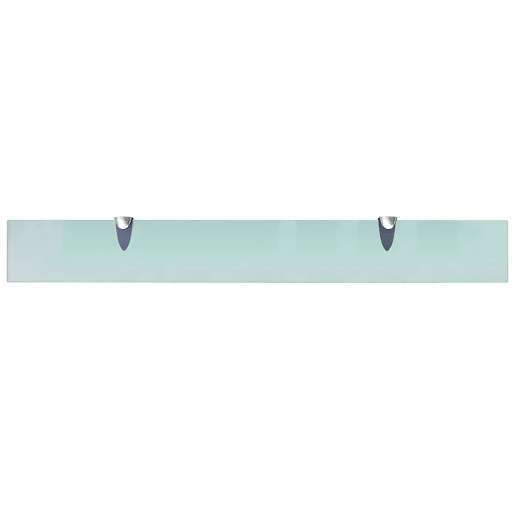vidaXL Svävande hylla glas 80x10 cm 8 mm