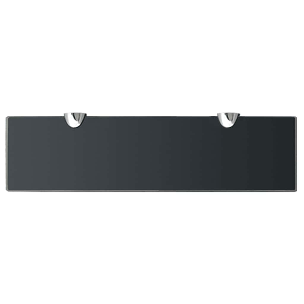vidaXL Svävande hylla glas 40x10 cm 8 mm
