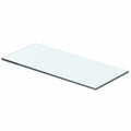vidaXL Hyllplan glas genomskinlig 40x12 cm