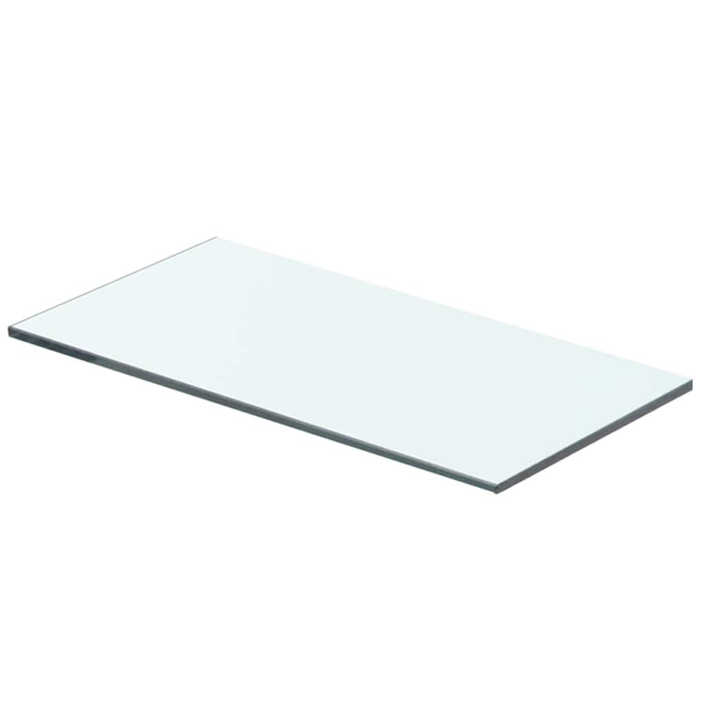 vidaXL Hyllplan glas genomskinlig 40x15 cm