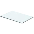 vidaXL Hyllplan glas genomskinlig 40x20 cm