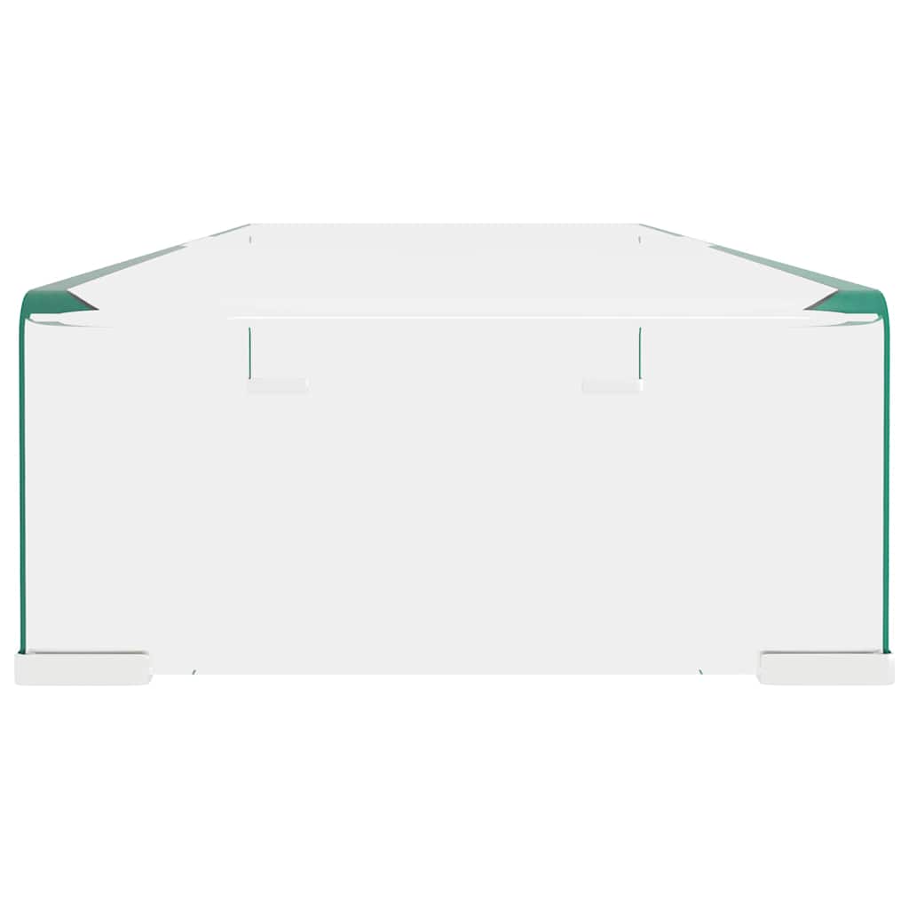 vidaXL TV-bord klarglas 80x30x13 cm