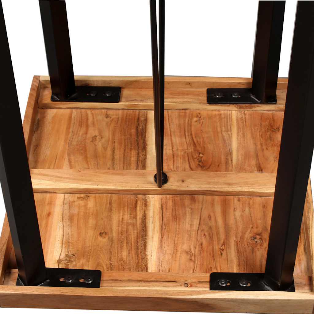 vidaXL Barbord massivt akacia 60x60x107 cm