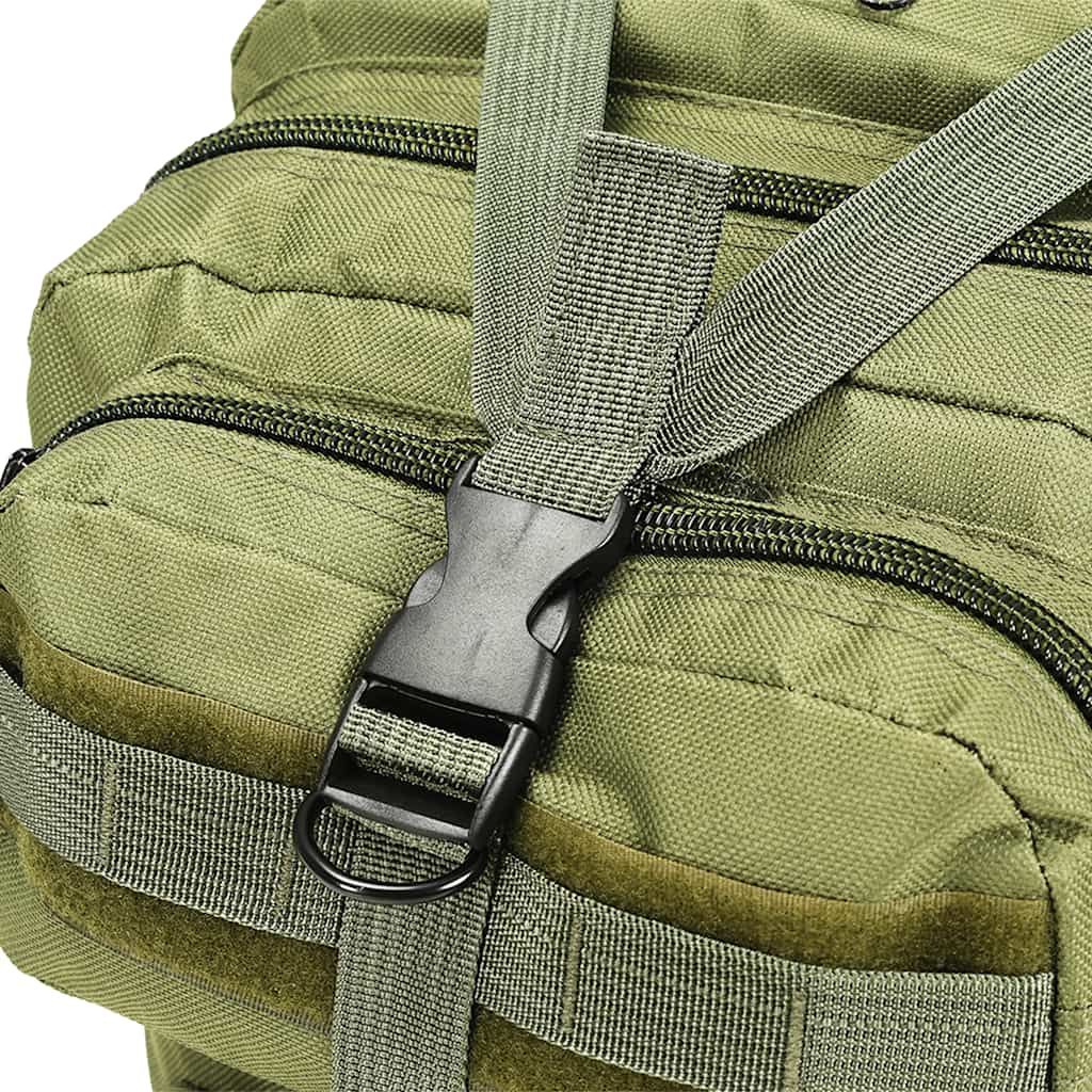 vidaXL Arméryggsäck 50 L olivgrön