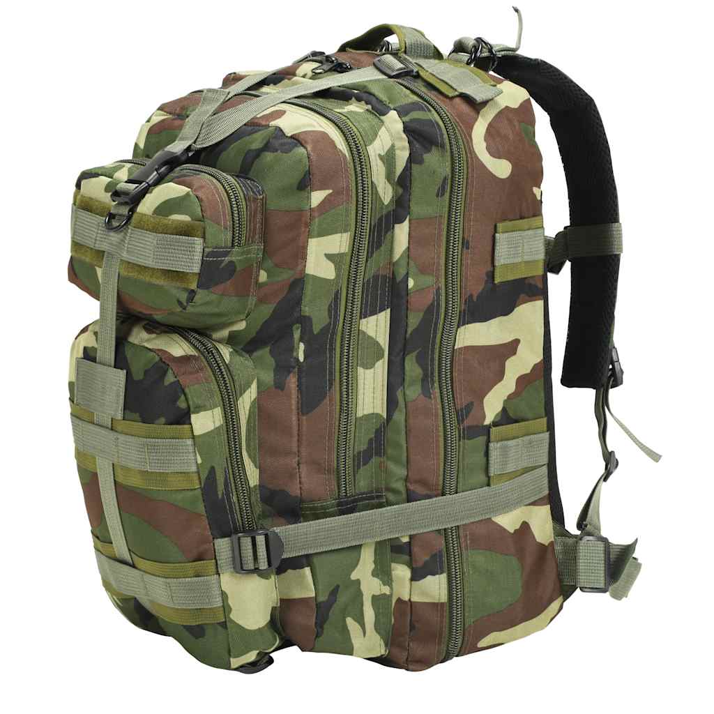 vidaXL Arméryggsäck 50 L kamouflage